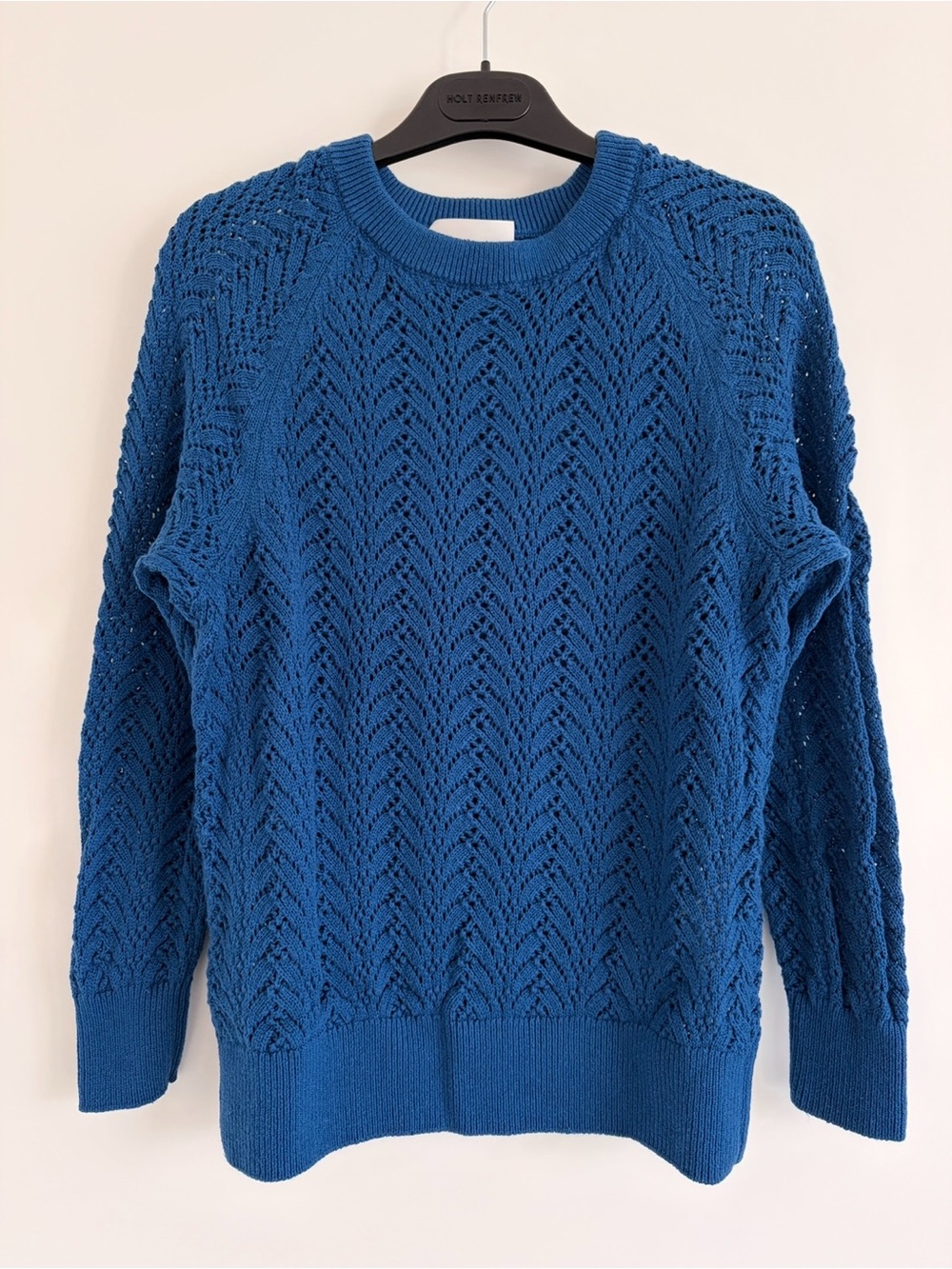 Aritzia Wilfred Arbor Sweater in Ultramarine Blue
